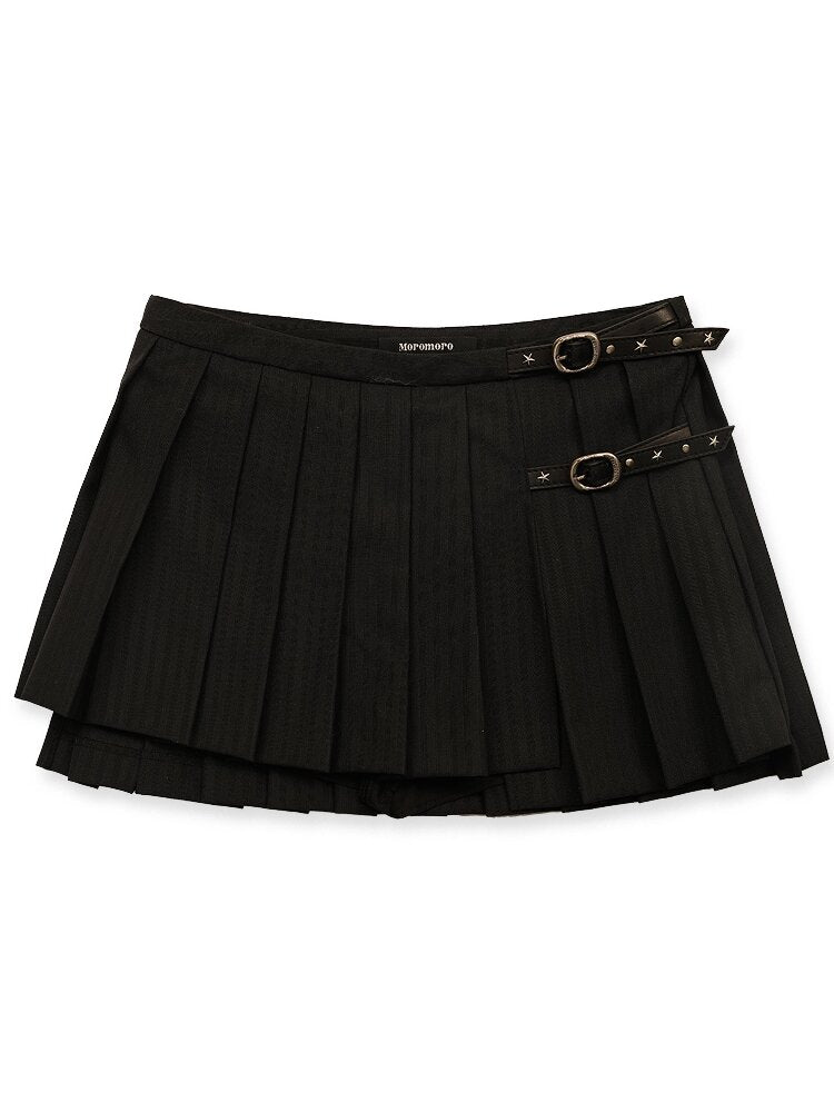 Irregular Star Studded Pleated Skirt【s0000016415】