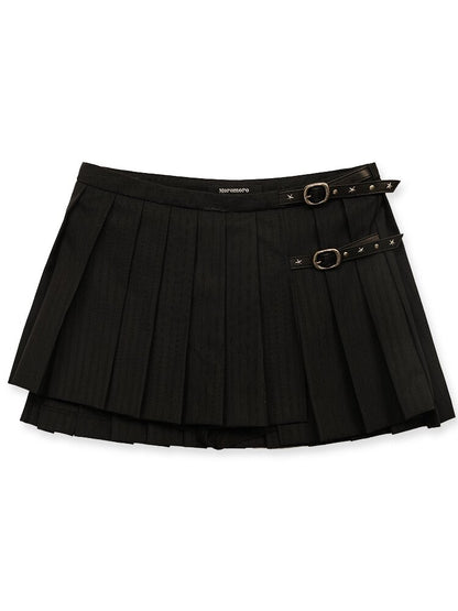 Irregular Star Studded Pleated Skirt【s0000016415】