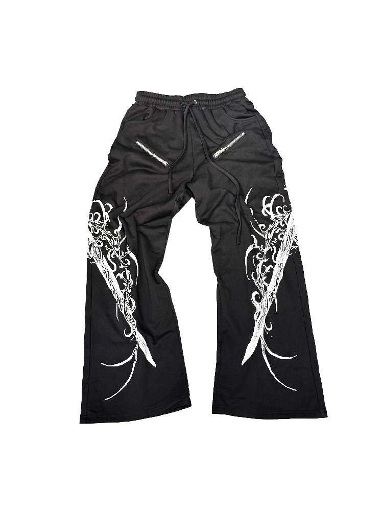 Dark Gothic Longsword Sweatpants【s0000018334】