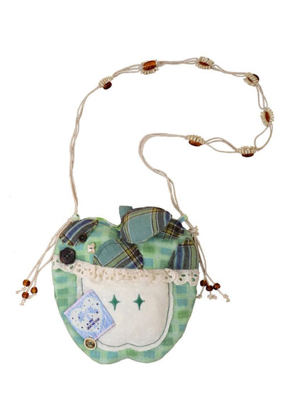 Splicing Shoulder Crossbody Apple Bag【s0000012371】