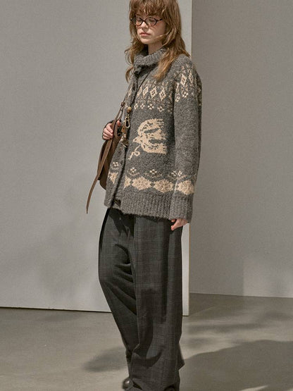 Loose Warm Cardigan Sweater【s0000014380】