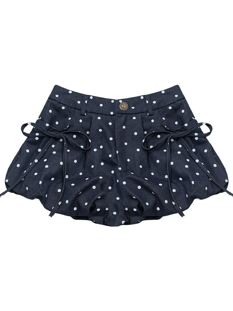 Ink Dots Cloud Bud Short Skirt Pants【s0000017252】