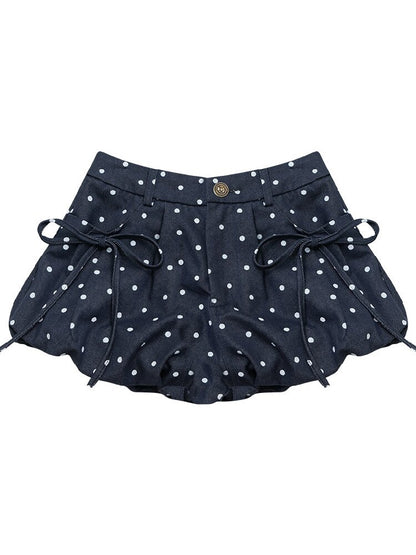 Ink Dots Cloud Bud Short Skirt Pants【s0000017252】
