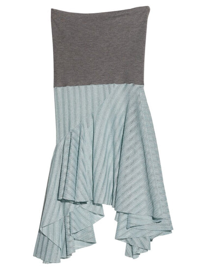 Mint Translucent Swing Collar Skirt【s0000015698】