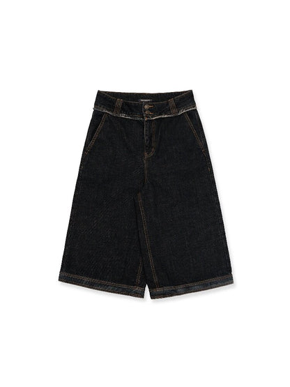 Waist Raw Lace Loose Jeans【s0000016071】
