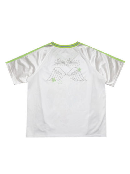 Patchwork Short Sleeve Jersey【s0000012196】