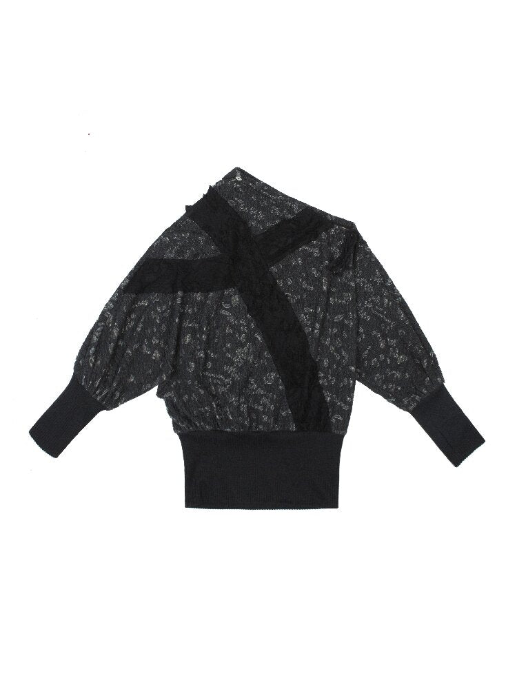 Cross Bat Sleeve Top【s0000015946】