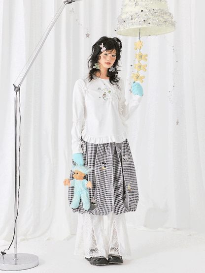 Graffiti Print Long Sleeve T-Shirt【s0000011943】