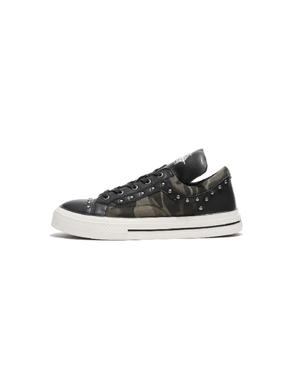 Camouflage Patchwork Canvas Sneakers【s0000018364】