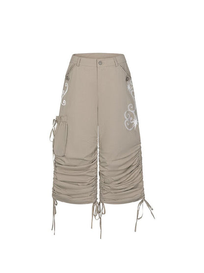 Vine Shirring Pleats Cargo Pants【s0000016376】