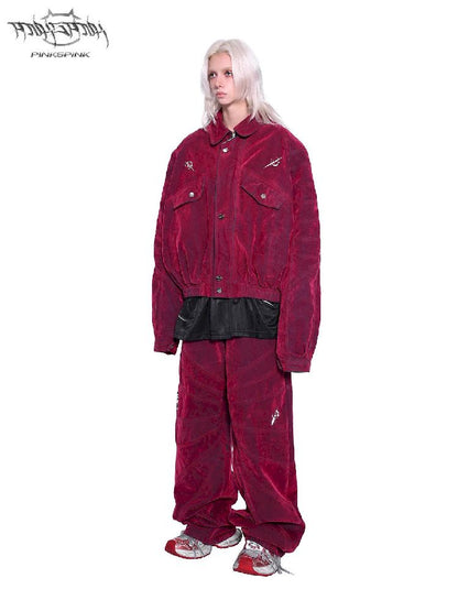 Y3K 벨벳 데님 재킷 [S0000011023]