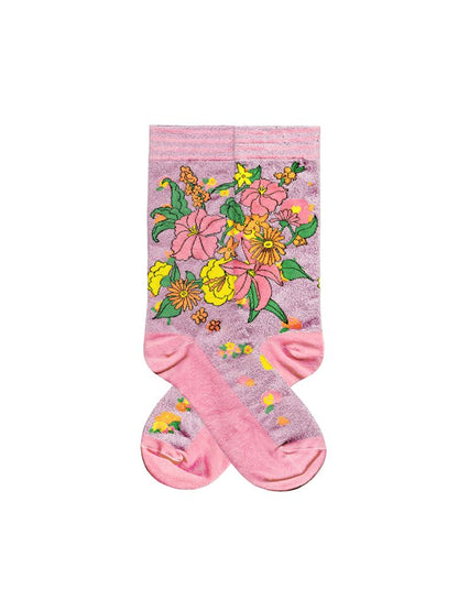 Floral mid-calf socks【s0000009782】