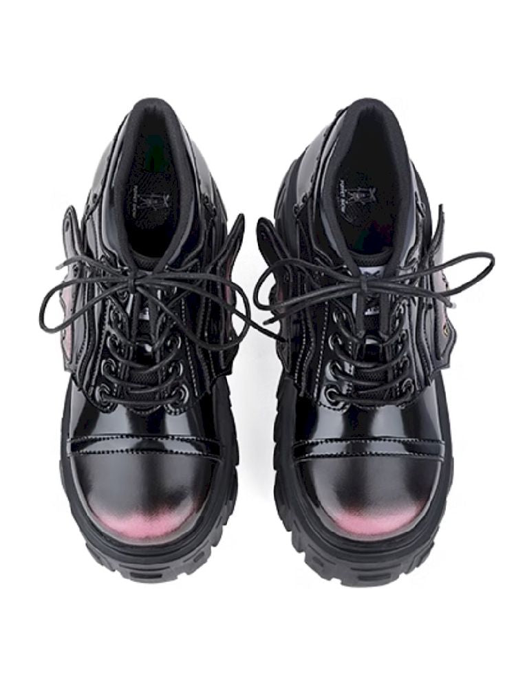 Gothic Rub Color Small Leather Shoes【s0000011703】