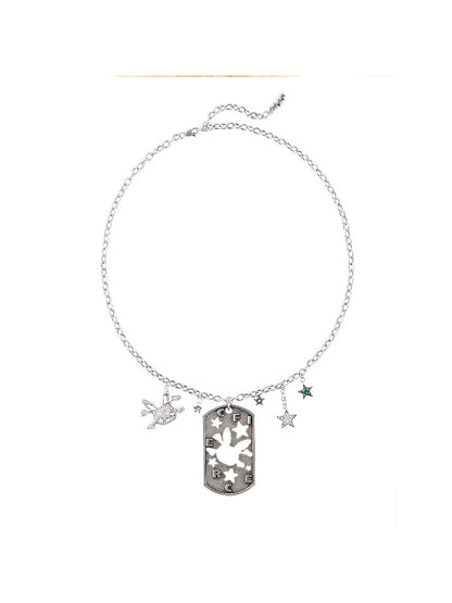 Rabbit Skull Pentagram Necklace【s0000016043】