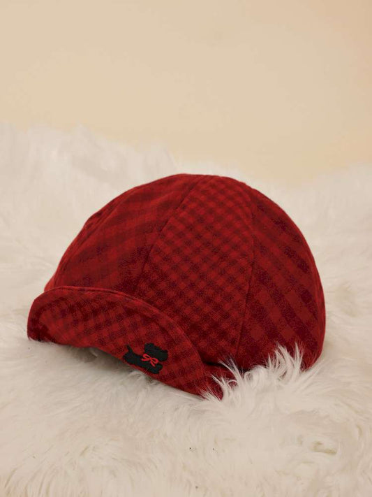 Plaid Patchwork Puppy Octagonal Hat【s0000015102】