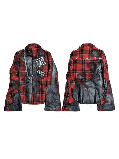 Stained Shirt Jacket【s0000013715】
