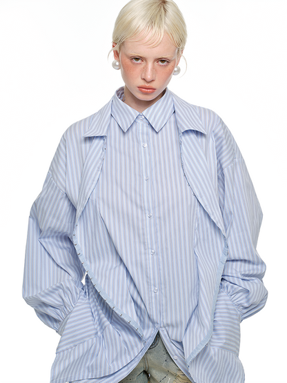 False Two Piece Silhouette Shirt【s0000011597】