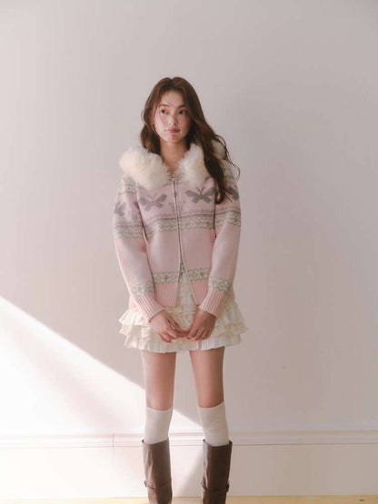 Long-Sleeve Knit Cardigan【s0000014609】