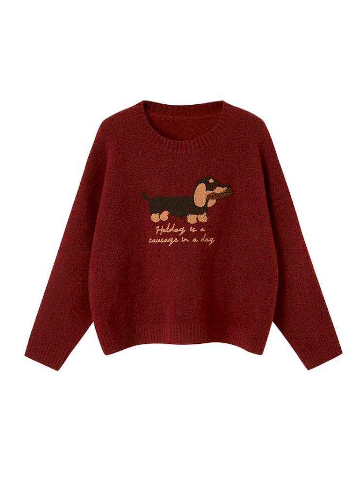 Soft Glutinous Round Neck Sweater【s0000015215】
