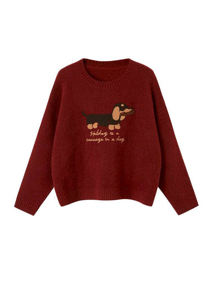 Soft Glutinous Round Neck Sweater【s0000015215】