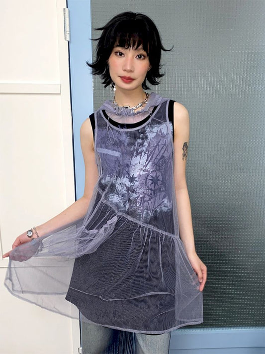 Loose hooded casual dress【s0000012276】