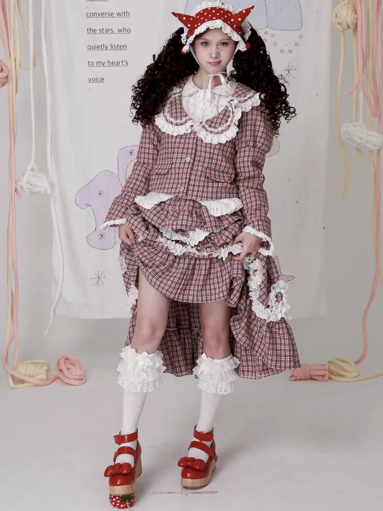 Old-fashioned Lolita cute girl niche top【s0000014103】