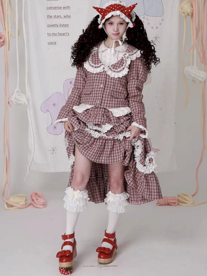 Old-fashioned Lolita cute girl niche top【s0000014103】