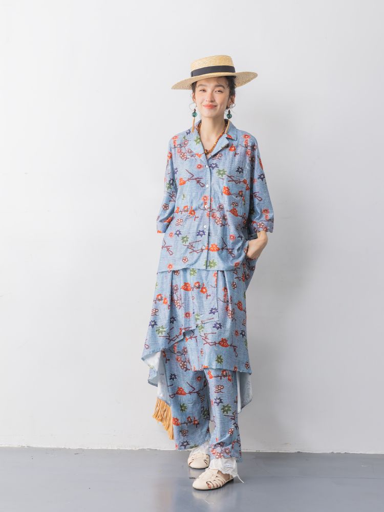 Cuban short-sleeved shirt dress pants【s0000013315】