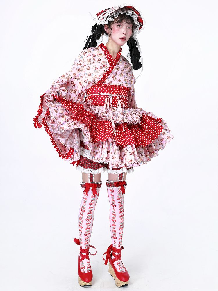 Vintage Girl Half-body Skirt【s0000012187】