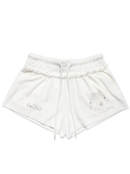 Rabbit Badge Cardigan Shorts Set【s0000017412】