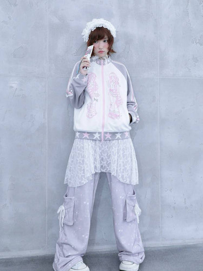 Stand-Up Collar Sportswear Hoodie Jacket【s0000014448】