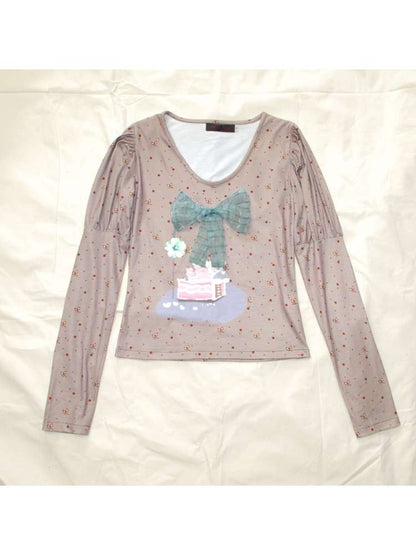 Bubble Long Sleeved Cake Top【s0000015209】