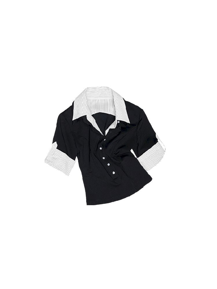 POLO Collar Short Sleeve T-shirt【s0000011588】