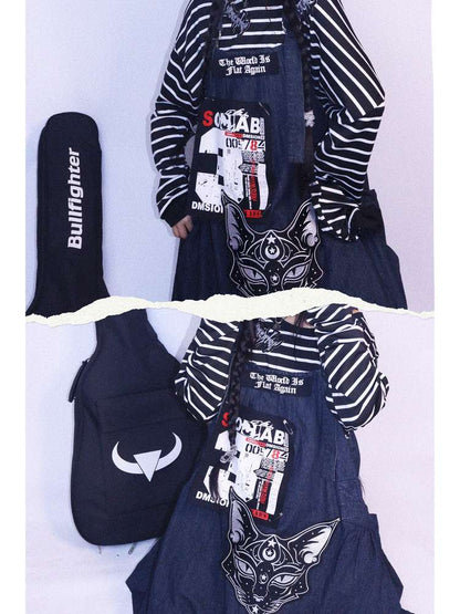 Vintage Loose Denim Maxi Skirt【s0000014624】