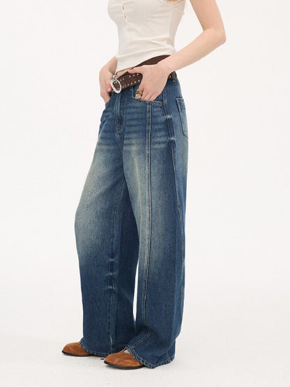 Split Cat Whiskers Scimitar Jeans【s0000015895】