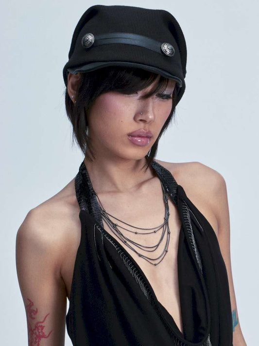 Knitted Patchwork Casual Stack Hat【s0000014662】