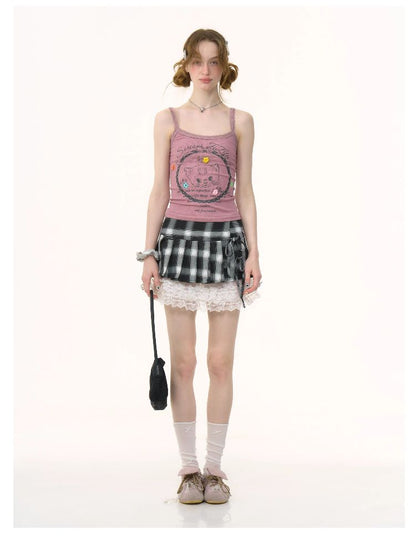 Plaid Half-body Skirt【s0000012266】