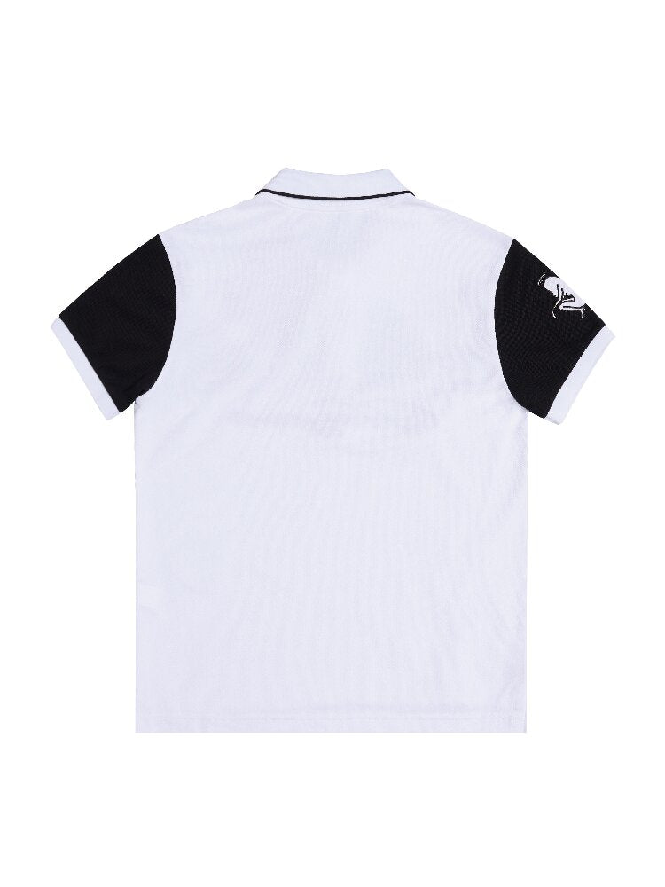 Vertigo Eye Print Polo Shirt【s0000016961】