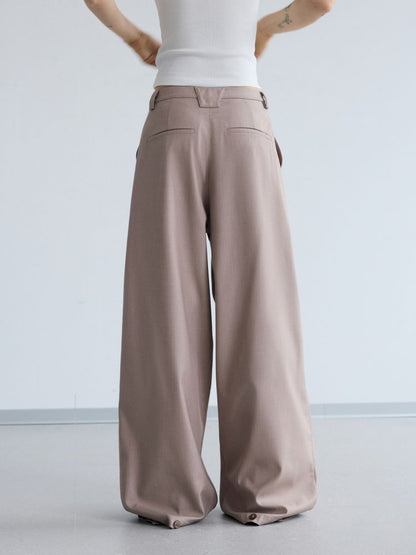 Drape Straight Leg Western Pants【s0000012472】