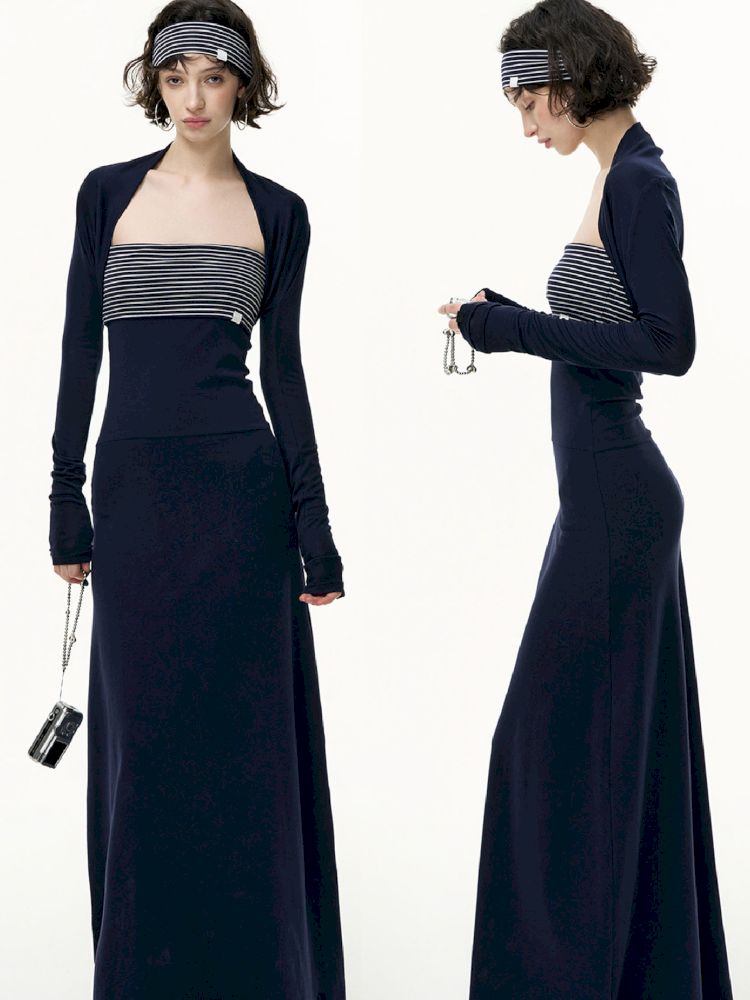 Temperament Slim Long Hip Dress【s0000013736】