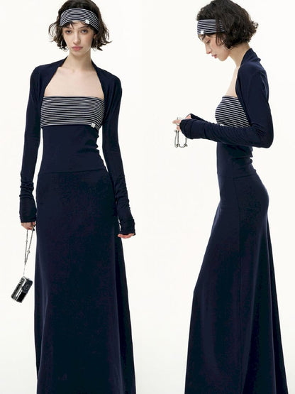 Temperament Slim Long Hip Dress【s0000013736】