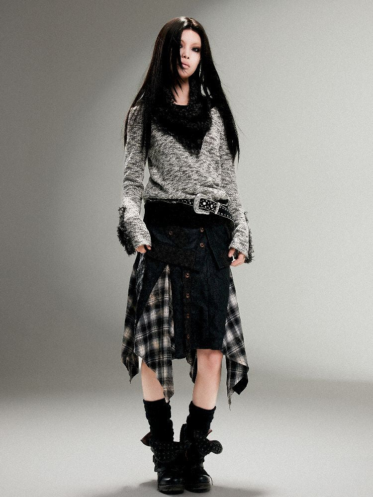 Leather Halter Long Skirt【s0000011253】