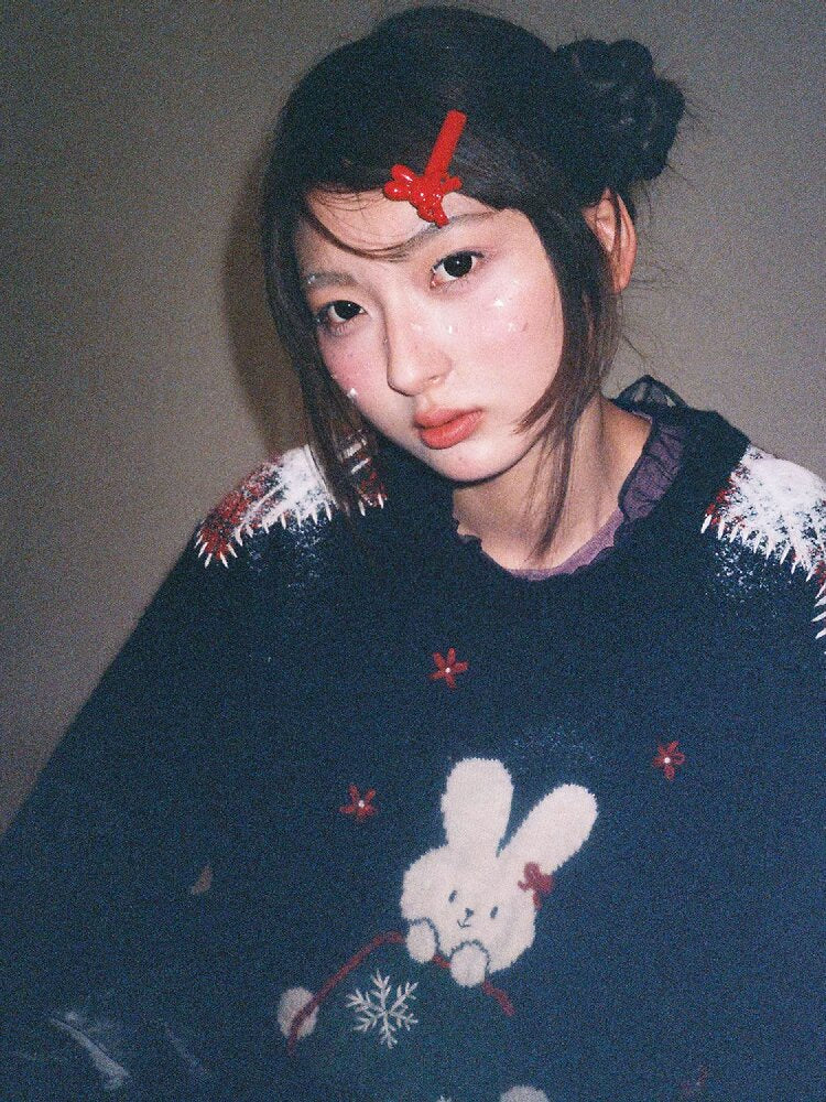 Three Dimensional Bow Rabbit Hairpin【s0000016078】