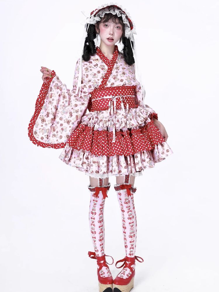 Vintage Girl Half-body Skirt【s0000012187】