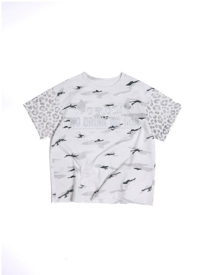 Intoxicating Camouflage Patchwork T-Shirt【s0000016972】
