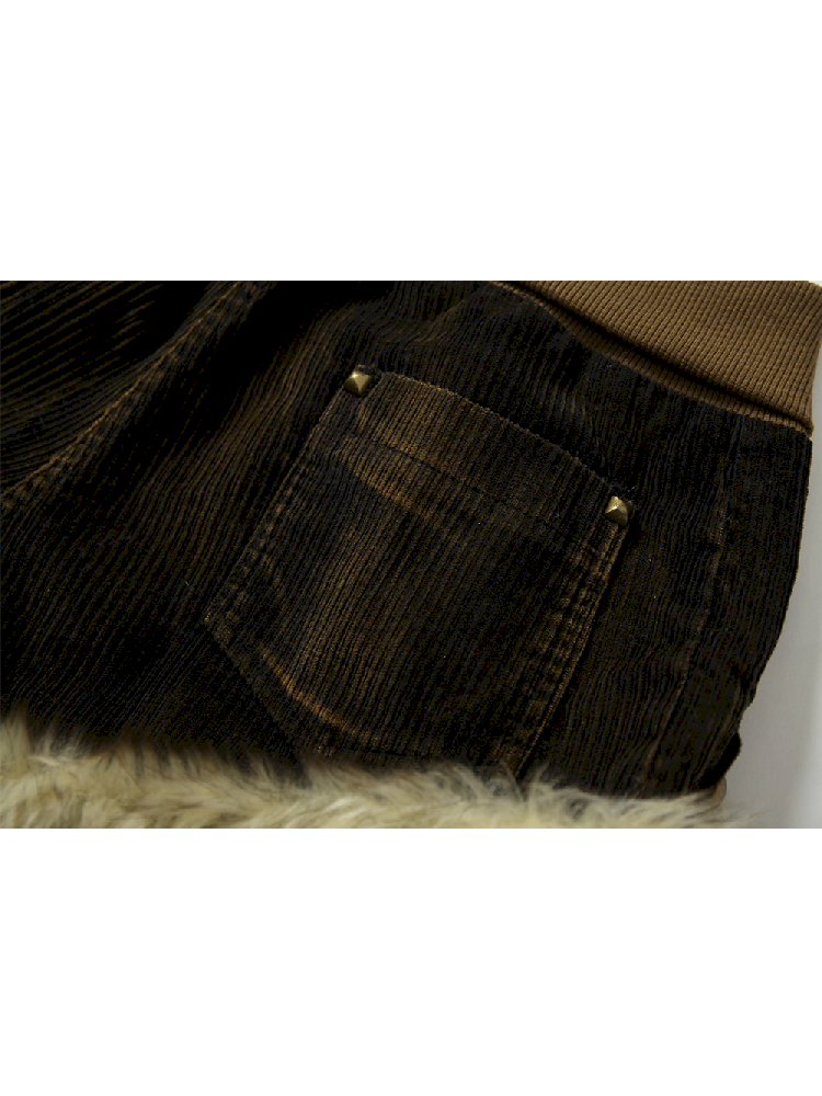 코듀로이 A- 라인 반바지 [S0000011430]