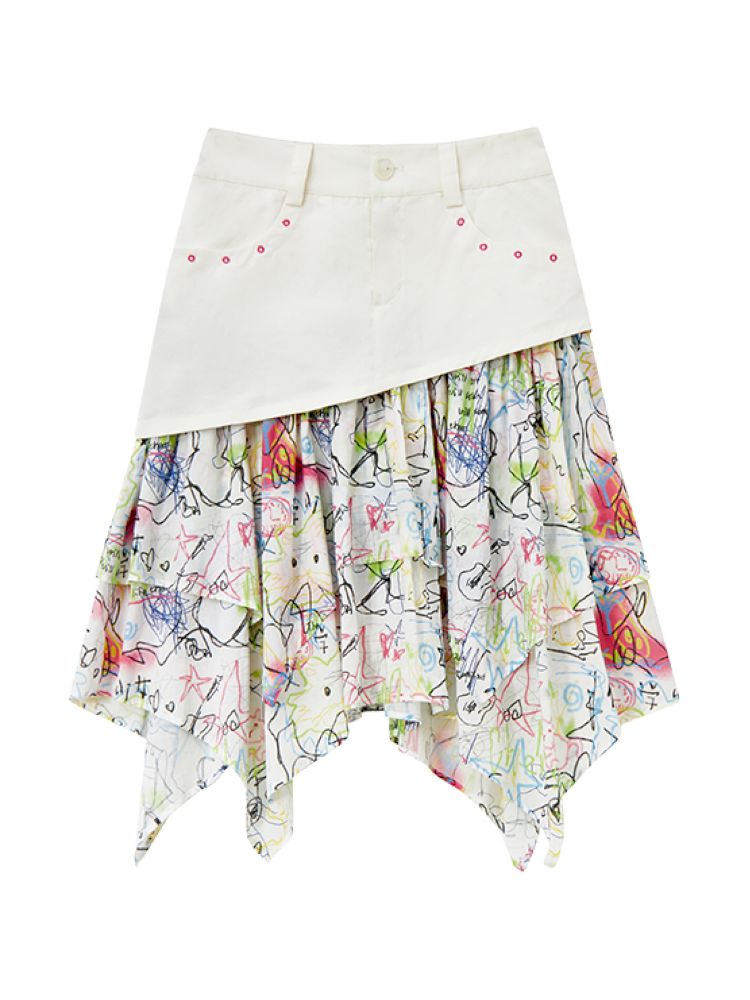 High-Waisted A-Line Skirt【s0000012957】