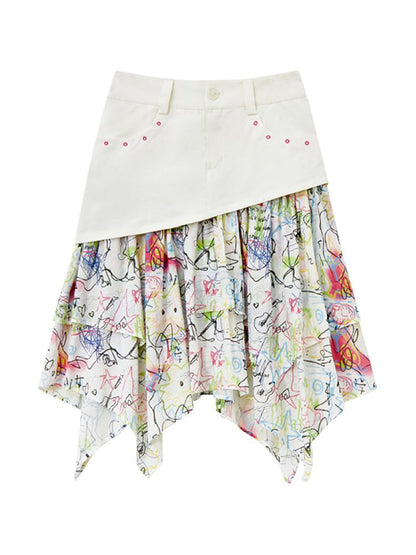 High-Waisted A-Line Skirt【s0000012957】