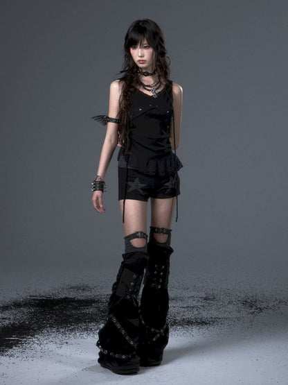 Knit Low Waist Casual Shorts【s0000012445】