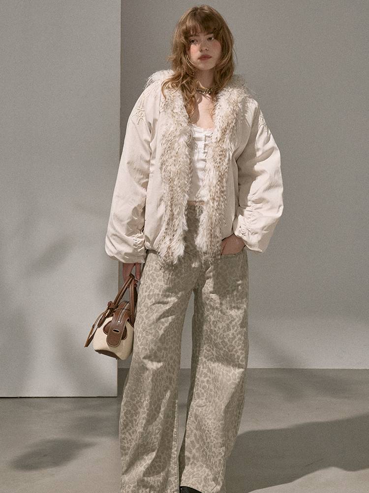 Straight-Leg Wide-Leg Jeans【s0000014389】